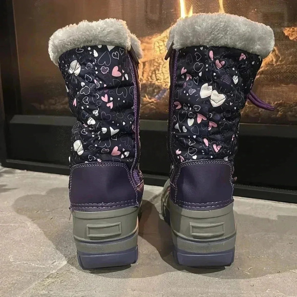Tundra Perth Water resistant Thermolite insulation, zip up faux fur, snow boots - Picture 7 of 14